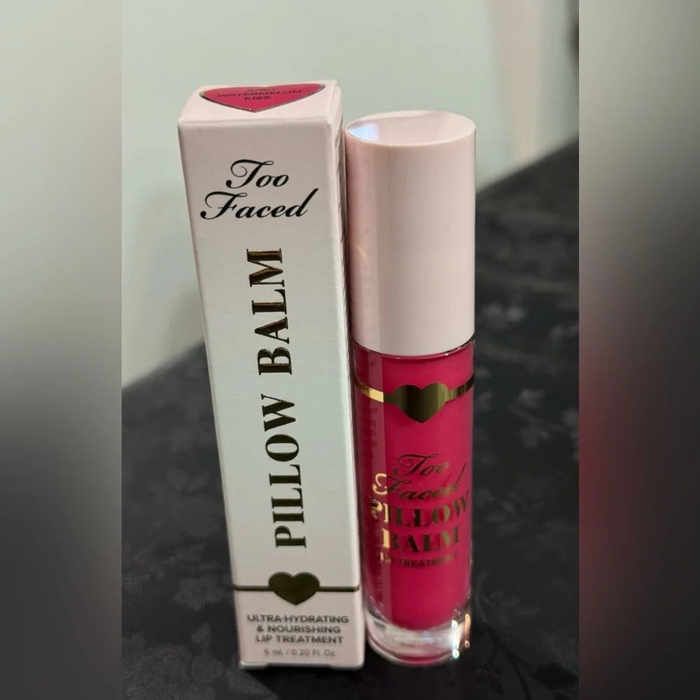 Too Faced Pillow Balm Lip Treatment in Shade Juicy Watermelon Kiss